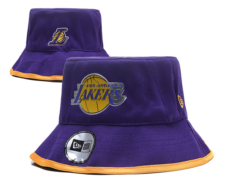 Los Angeles Lakers Stitched Bucket hat 030